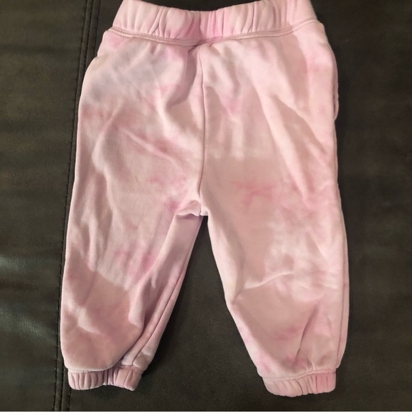 Baby GAP Pink and White Tie Dye Sweatpants Size 12-18 Months - Picture 4 of 4